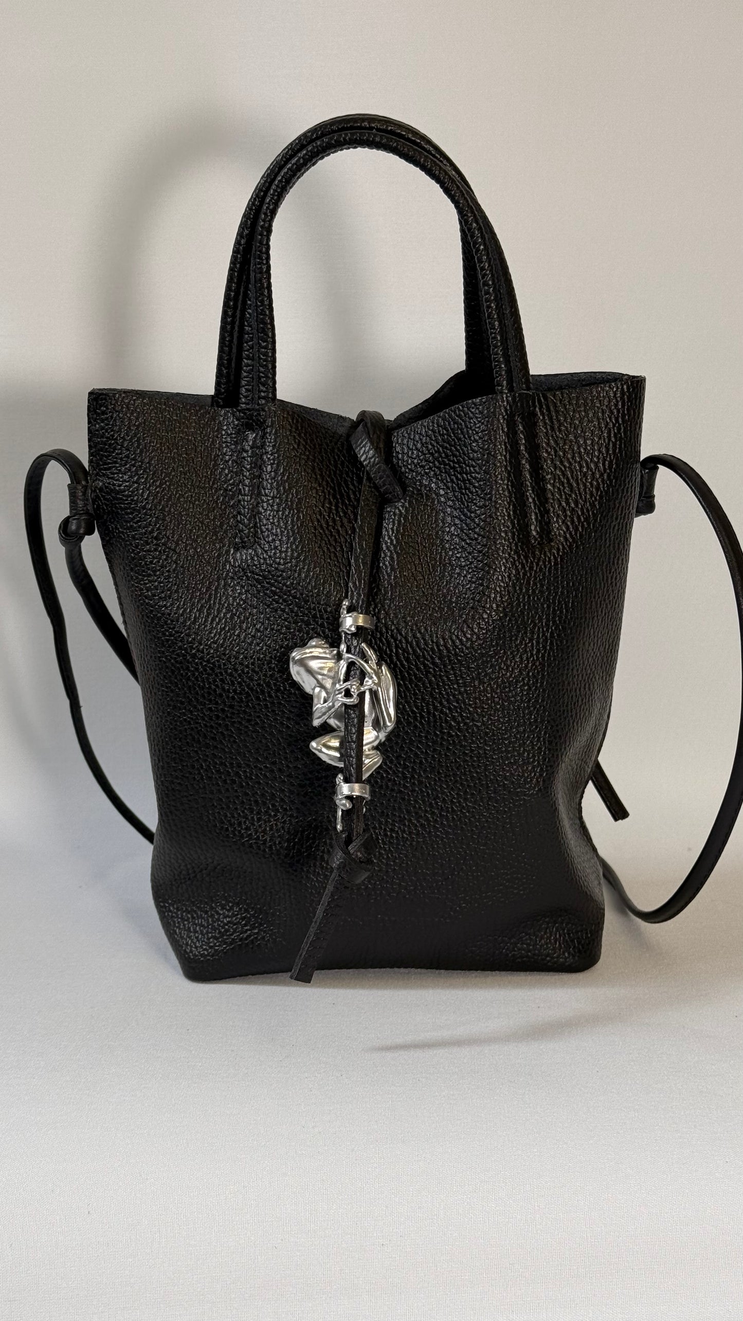Bolso BIJOU negro plata