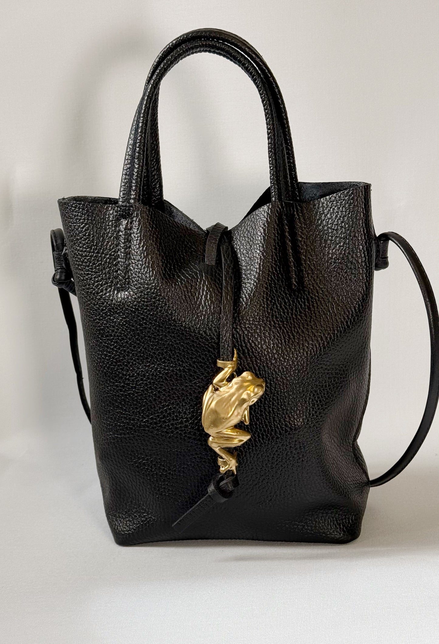 Bolso bijou negro oro