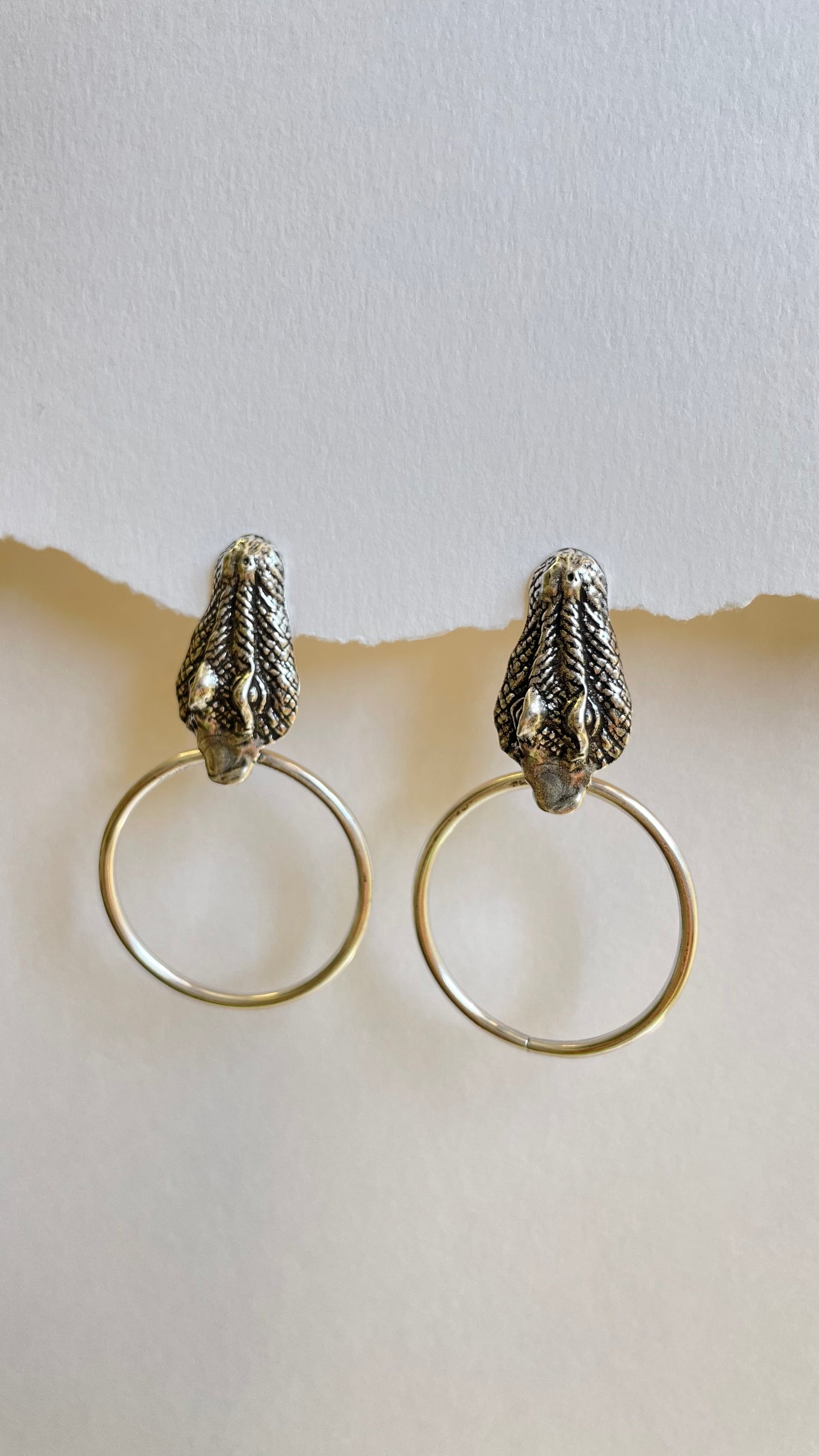 Pendientes cocodrilo