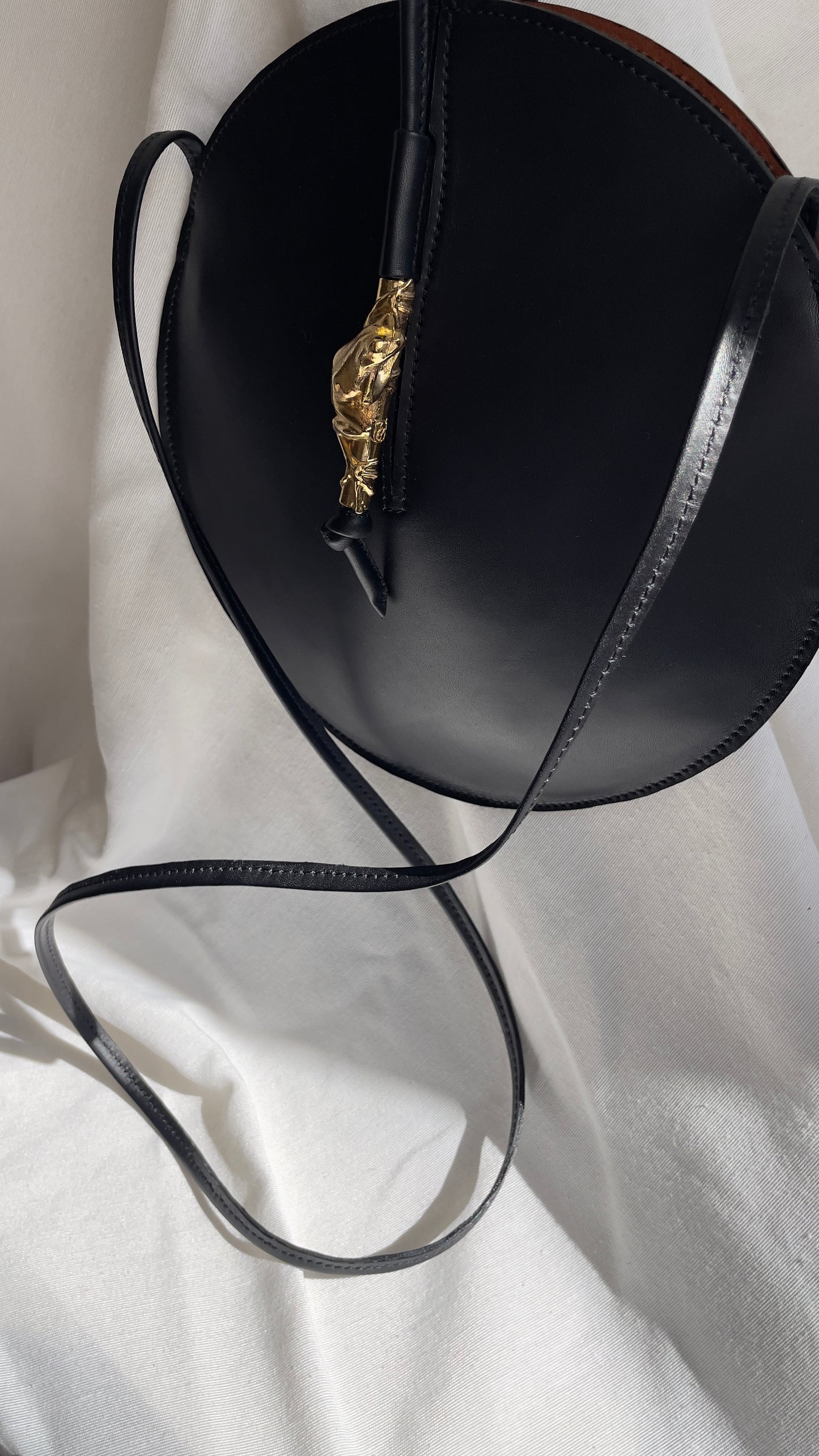 The cookie Prince bag (negro y dorado )