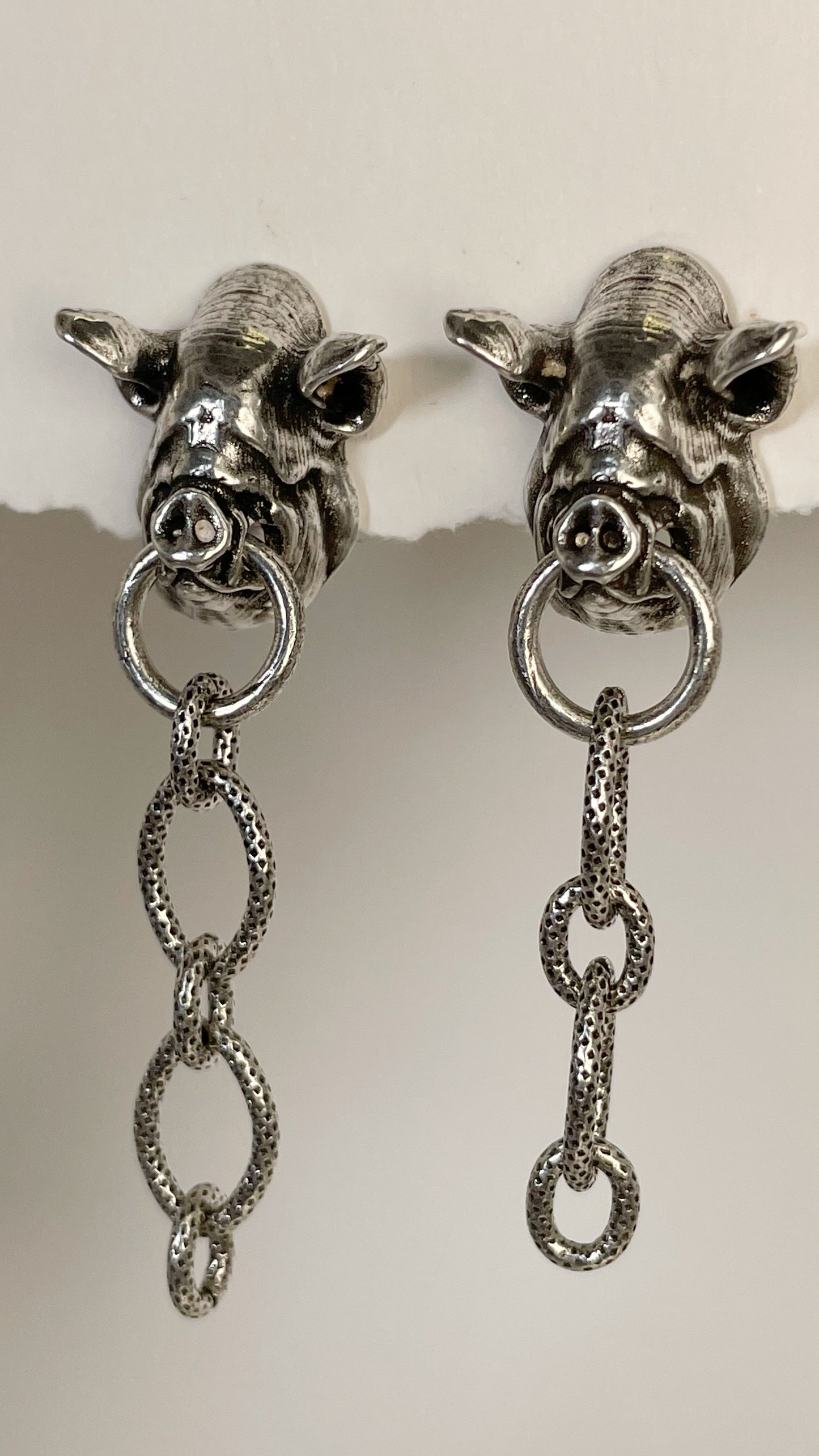 Pig Earrings