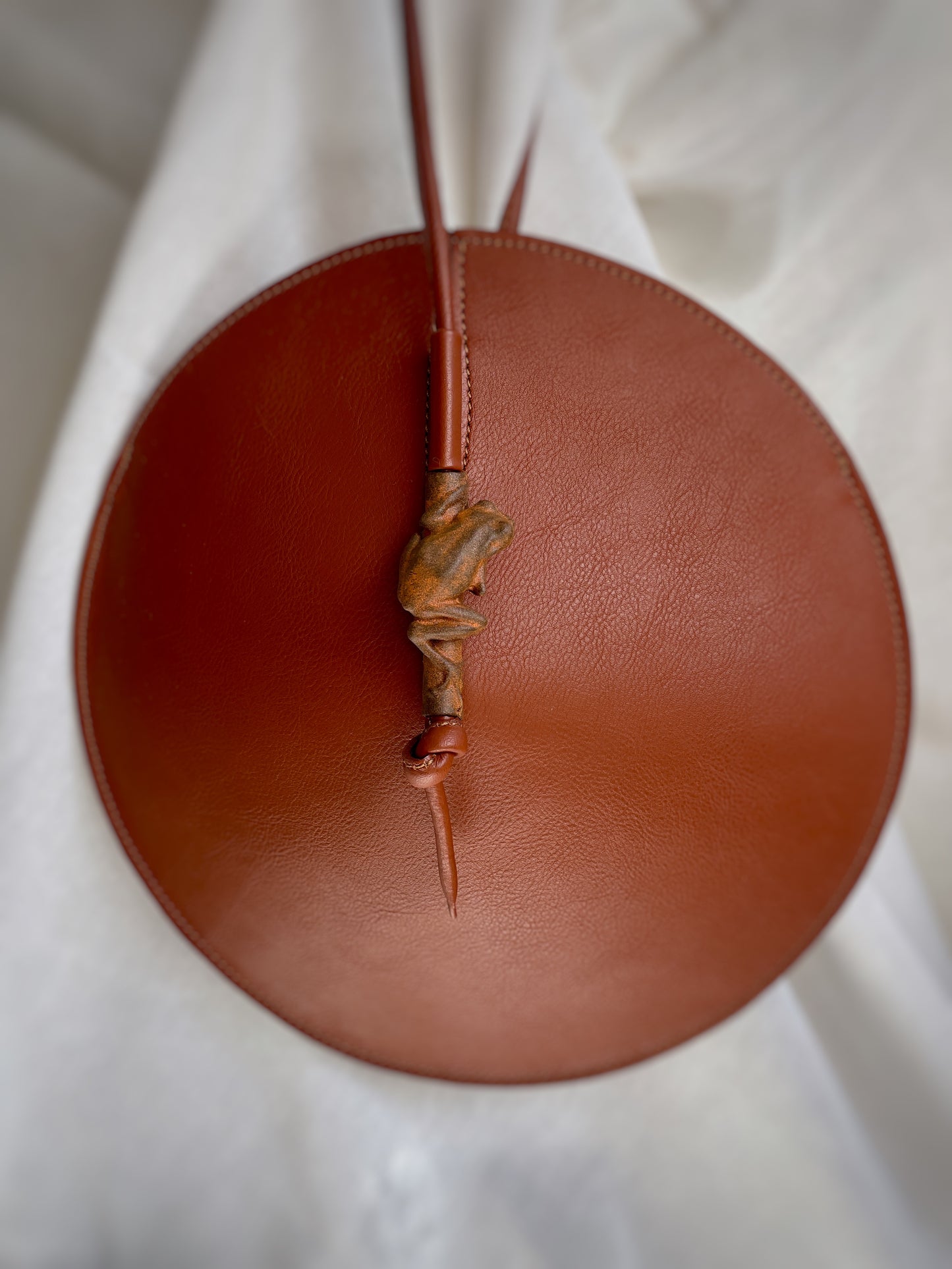 The cookie Prince bag (marrón y patina cobre)