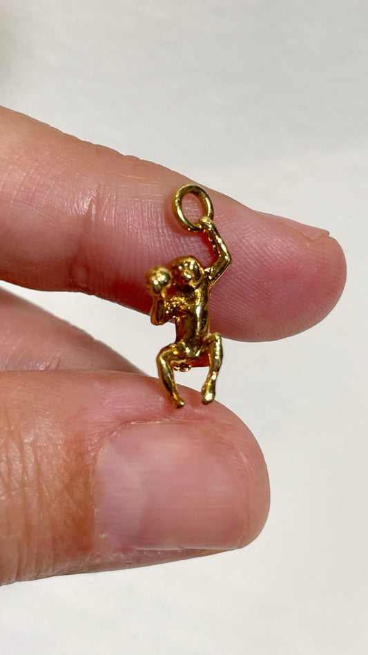 Mini marmoset charm